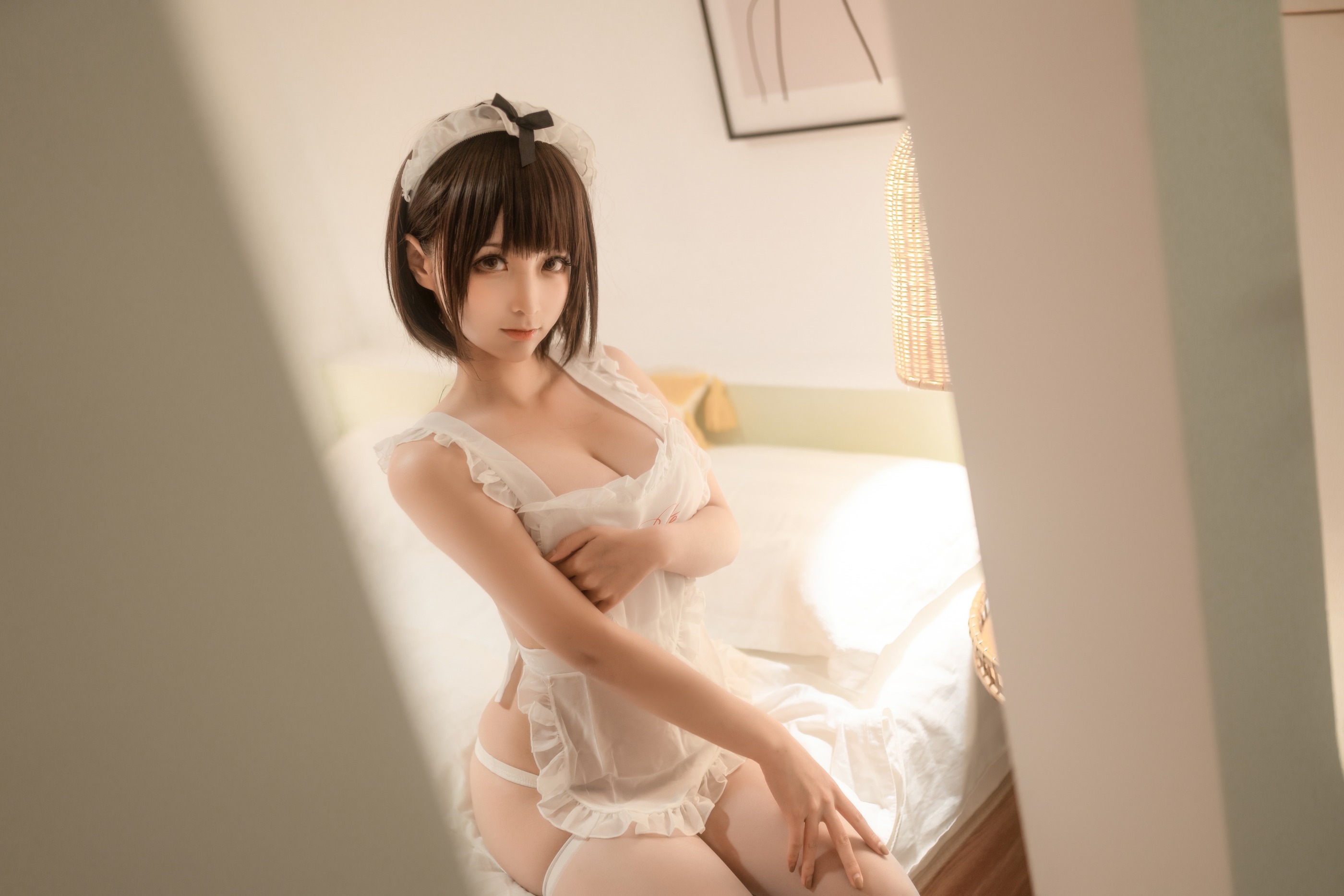 图片[1]-蠢沫沫 – NO.176 沫沫真爱版 爱心围裙 [50P]-XikXak